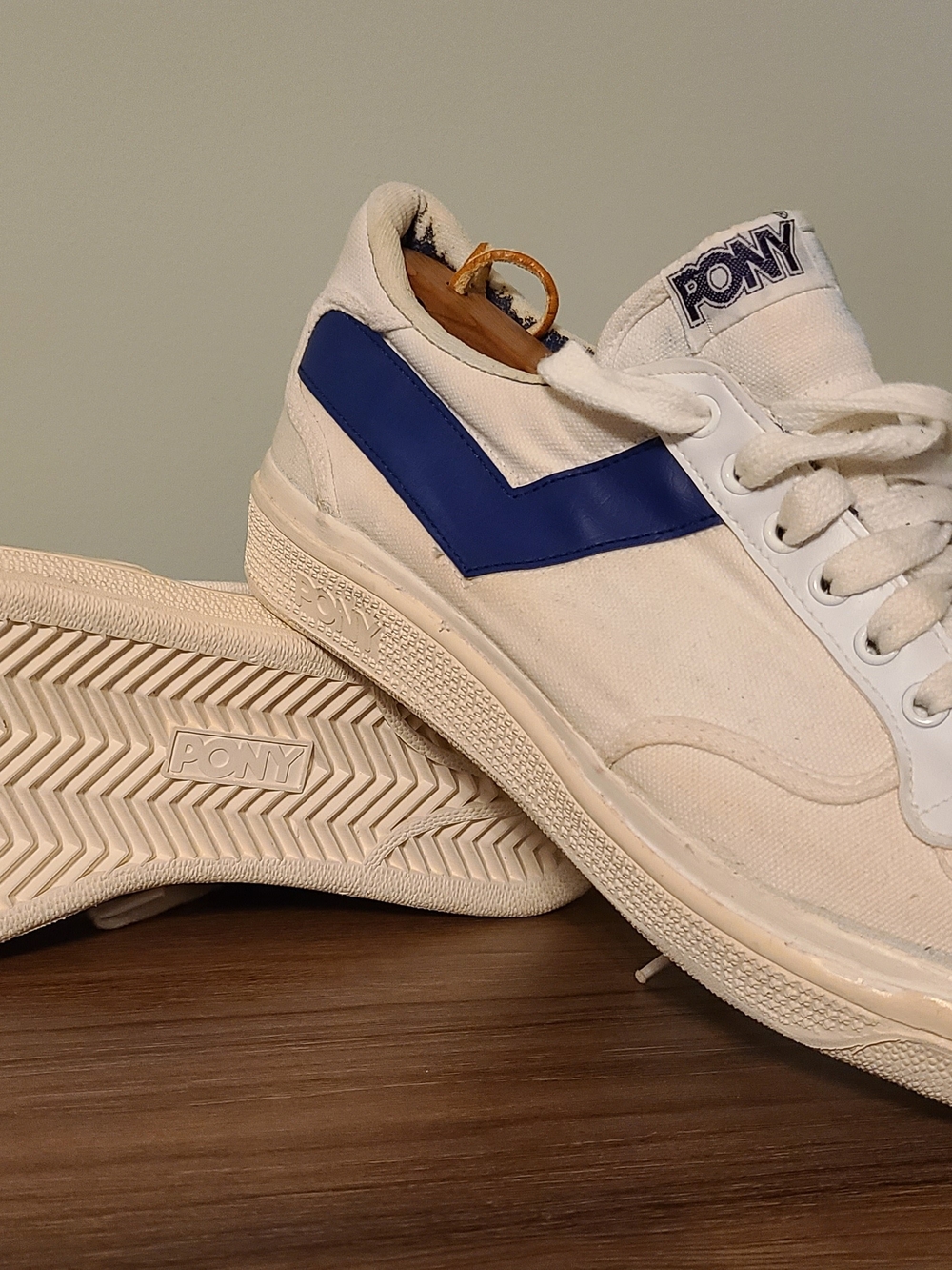Pony shoes canvas Vintage 70s 80s rare sz 9.5 NEW!!